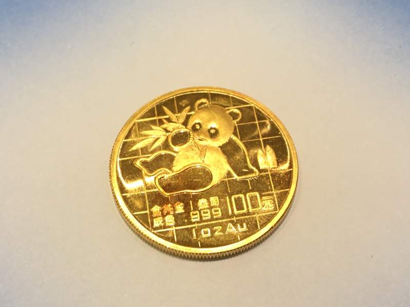 24金　パンダコイン　1OZ をお買取しました。