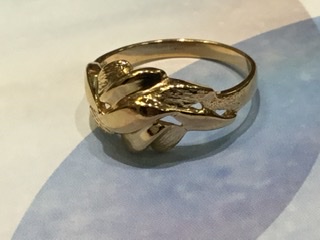 18金 イエローゴールド リング をお買取しました。
