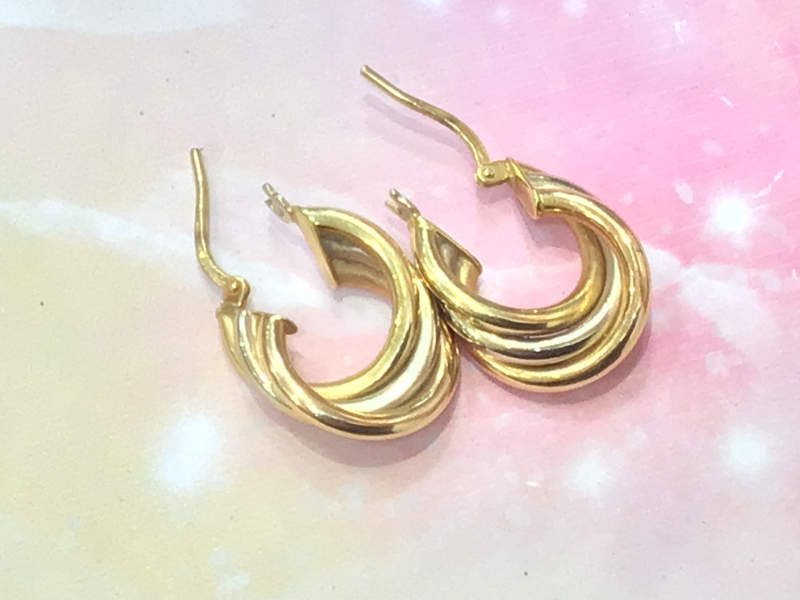 18金 ピアス お買取しました。