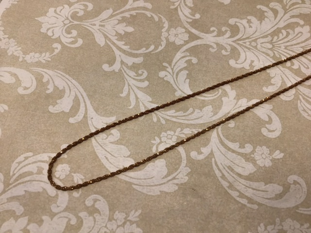 18金 ネックレス をお買取りしました。