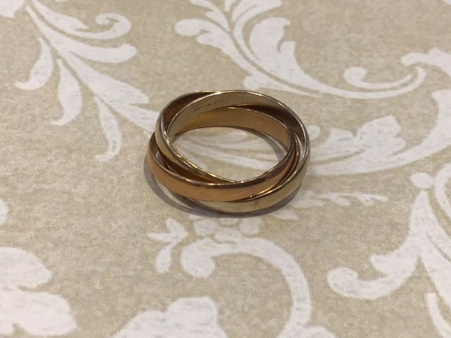K18金リング3連 をお買取りしました。