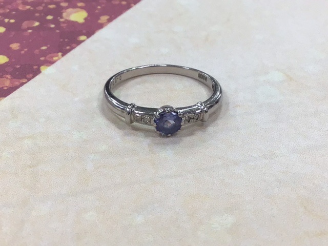 PT900 石付き リング をお買取しました。