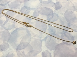 18金 イエローゴールド ネックレス をお買取しました。