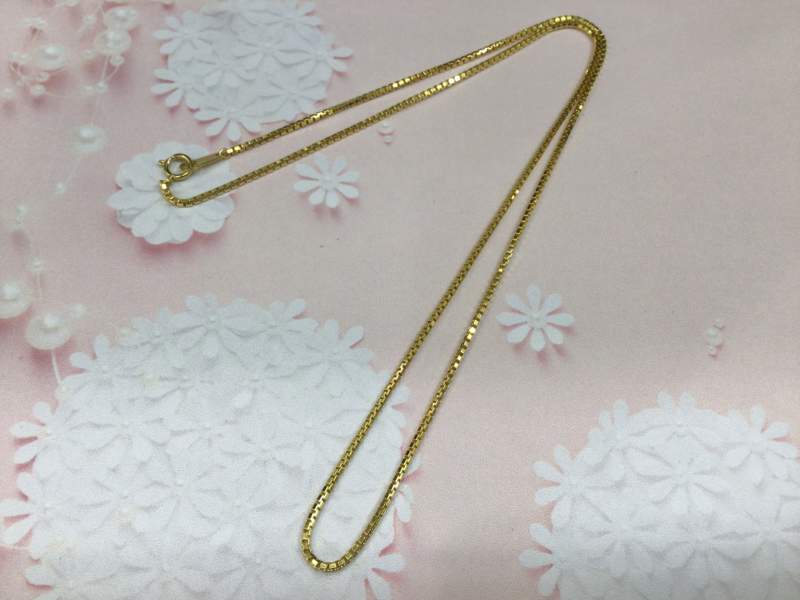 18金 イエローゴールド ネックレス をお買取しました。