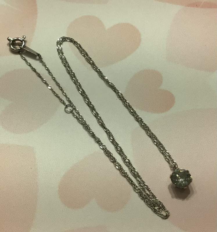 PT850 石付き プチ ネックレス 買取り致しました。