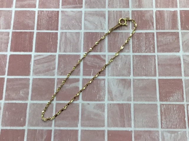 K18ブレスレット をお買取致しました。