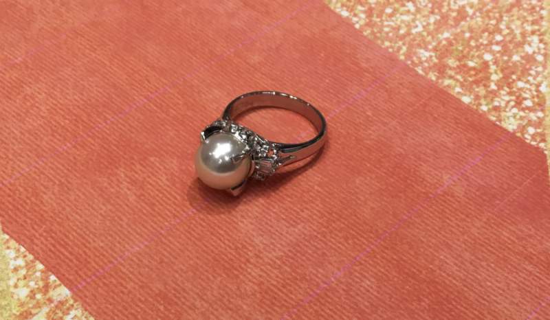 プラチナ製品 パール リングお買取しました。