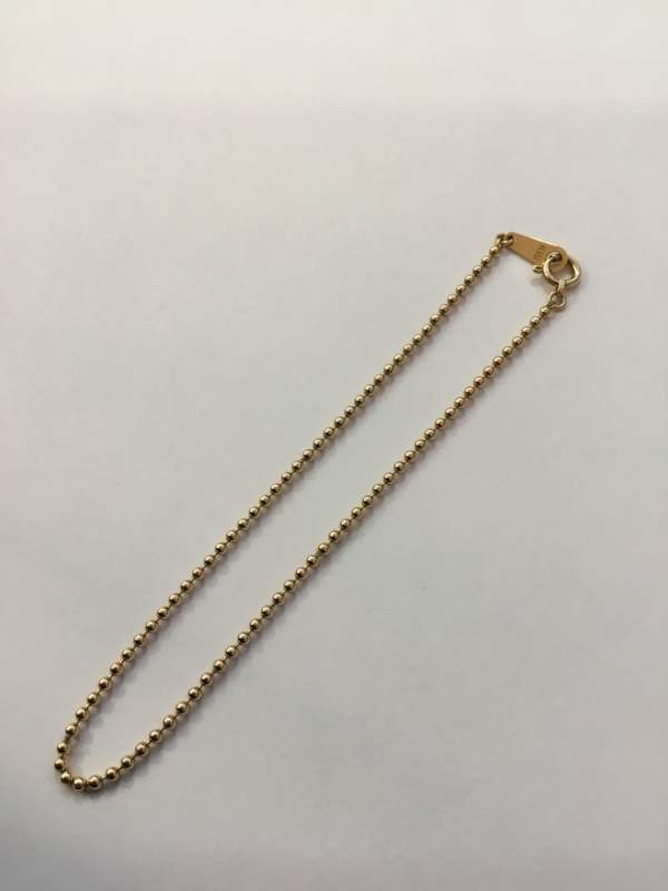 18金 ブレスレット をお買取しました。