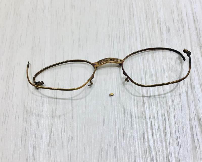 K18 金縁眼鏡 お買取成立致しました。