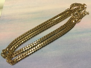 18金 イエローゴールド 喜平 ネックレス をお買取しました。