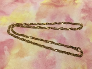 18金 イエローゴールド ネックレス をお買取しました。