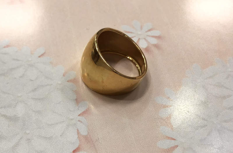 👑18金 イエローゴールド リング💍 をお買取しました😊