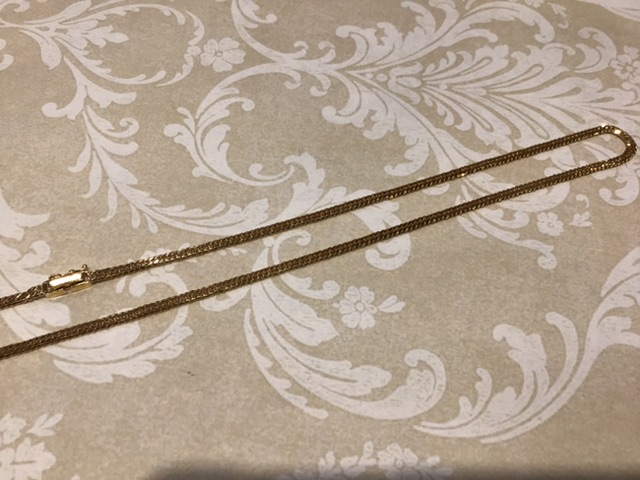 金K18キヘイネックレス をお買取りしました。