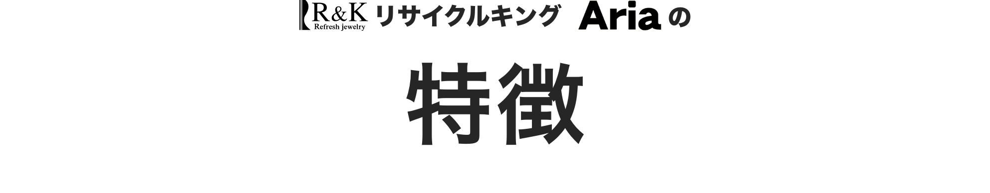 リサイクルキング Ariaの特徴