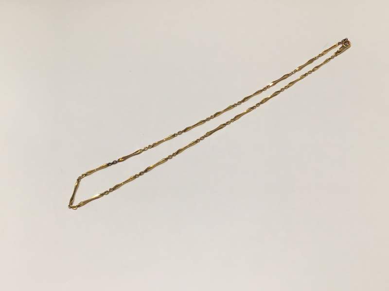 18金 イエローゴールド ネックレス お買取しました。