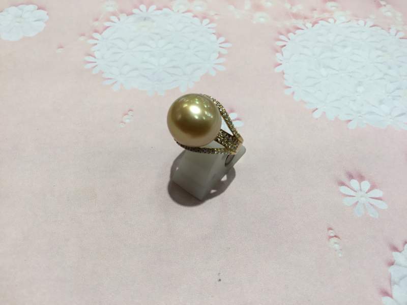 ゴールデンパール 18金 イエローゴールド リング をお買取致しました🤩