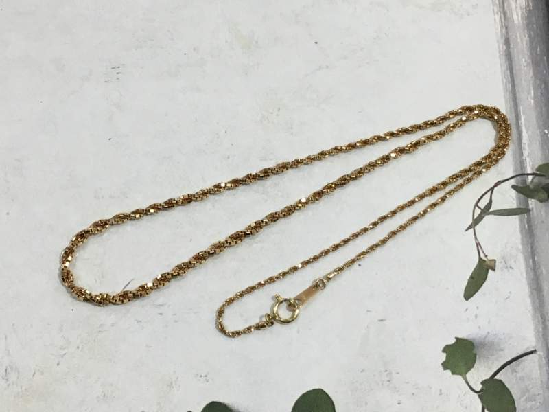 18金 イエローゴールド ネックレス をお買取致しました🌟