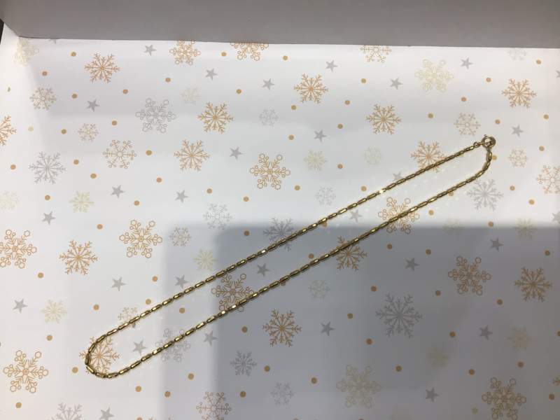 K18 イエローゴールド ネックレス をお買い取り致しました。