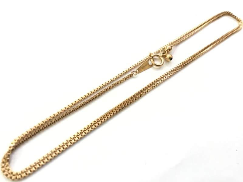 18金 イエローゴールド ネックレス をお買取しました。
