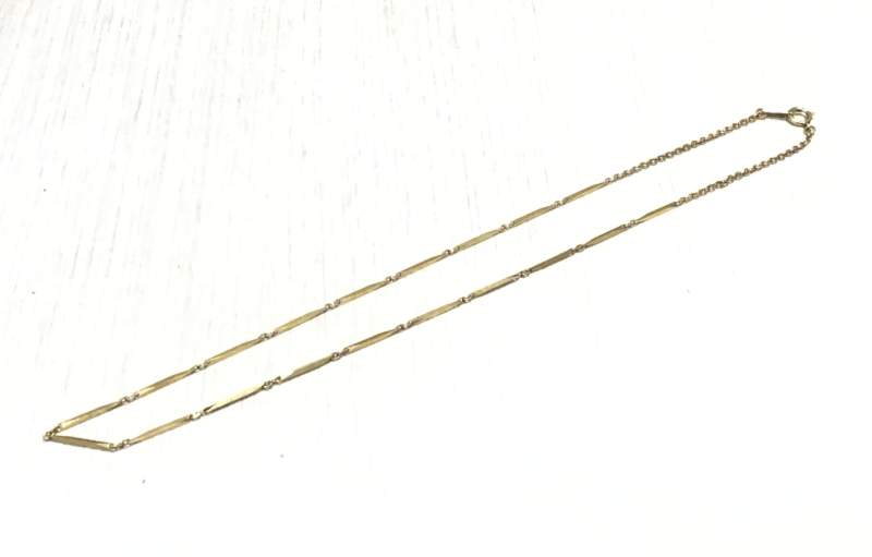 18金 イエローゴールド ネックレス をお買取しました。