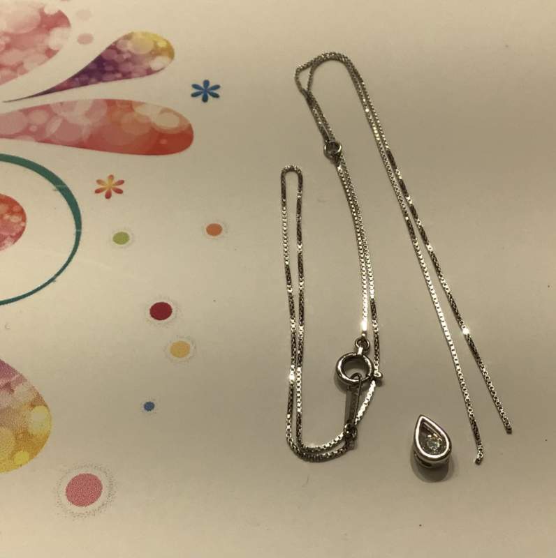 PT850 石付き プチ ネックレス