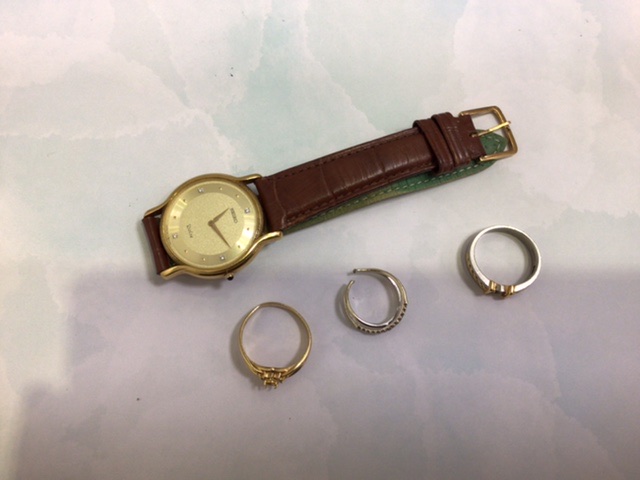 K18 K10 プラチナ リング SEIKO 時計をお買取りしました。