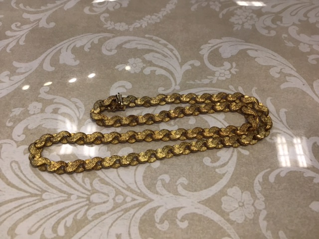 K18金ネックレス をお買取りしました。