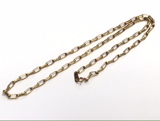 18金イエローゴールドネックレス を買取致しました。