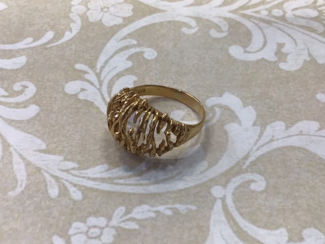 K18金リング をお買取りしました。