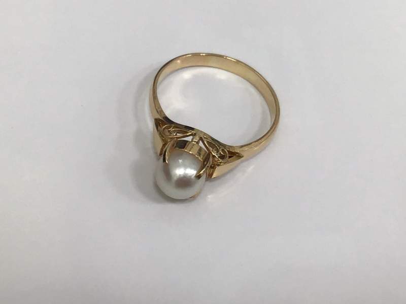 K18 パールリング お買取り