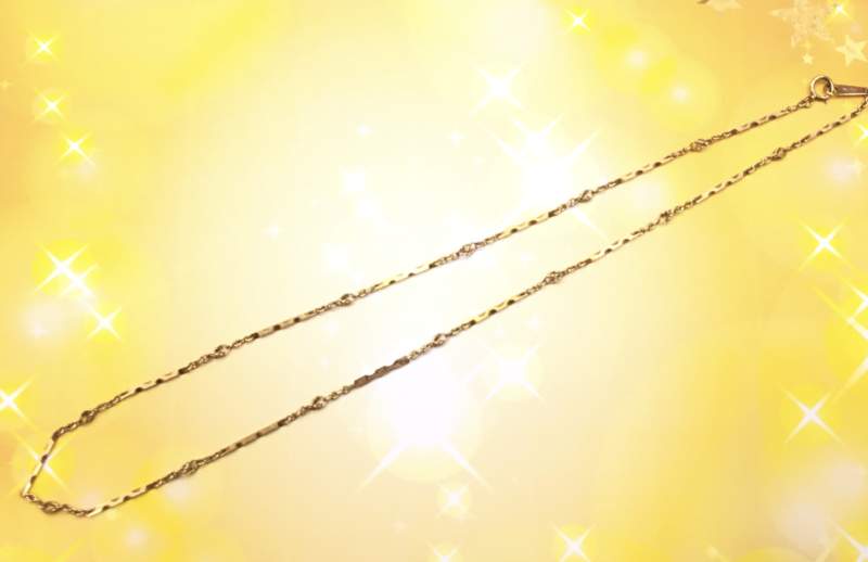 18金 イエローゴールド ネックレス をお買取しました。