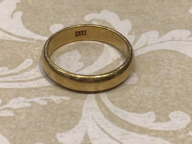 K18金リング をお買取りしました。