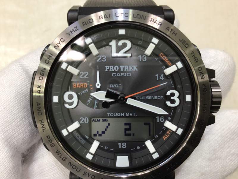 CASIO PROTREK(カシオプロトレック)時計 をお買取しました。