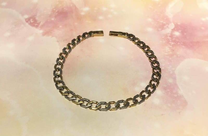 ✨18金 プラチナ コンビ ブレスレット のお買取りをしました✨