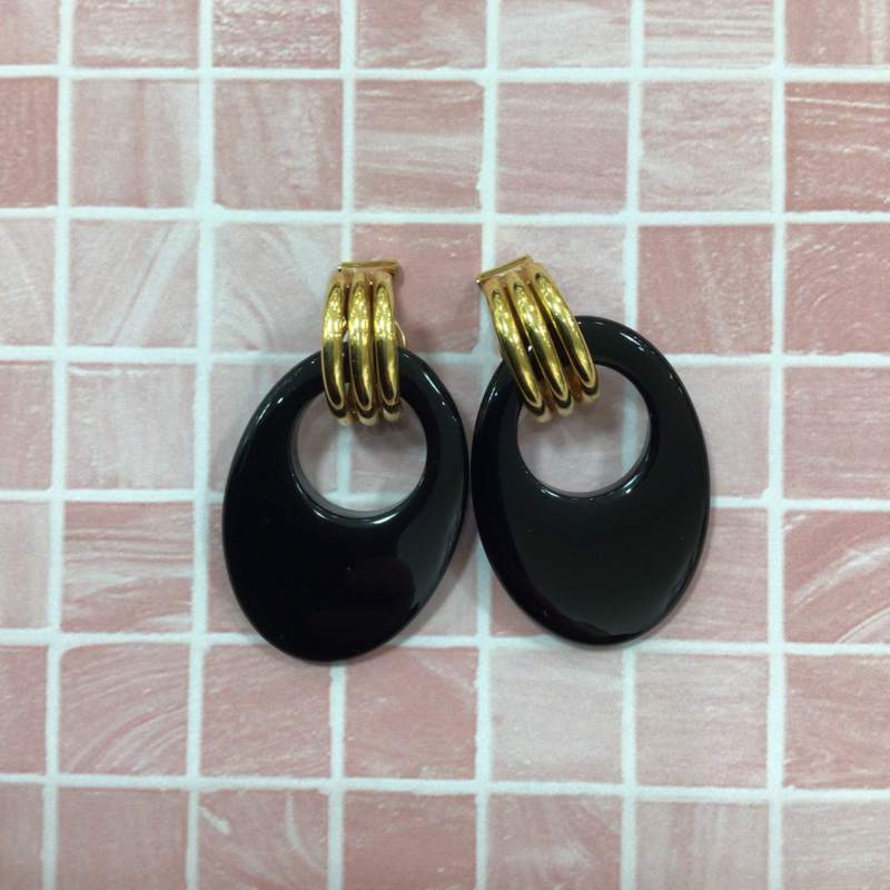 オニキス K18 イエローゴールド イヤリングお買取りしました