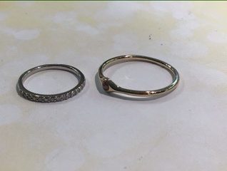 ダイヤモンド PT850 プラチナリング 、10金 リング をお買取しました。
