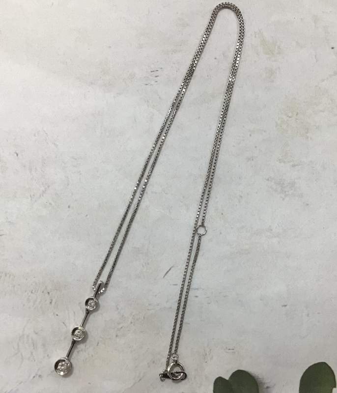 ダイヤモンド　Pt850 ネックレスお買取りしました