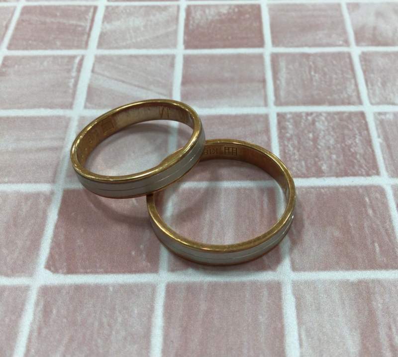 K18/pt900 ペアリング お買取りしました