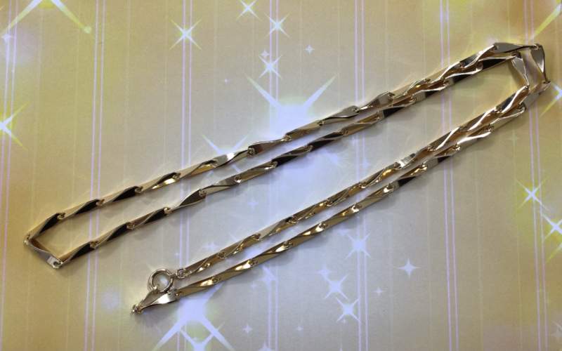 18金 イエローゴールド ネックレス をお買取りしました。