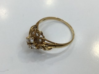 ダイヤモンド 18金 リング をお買取しました。