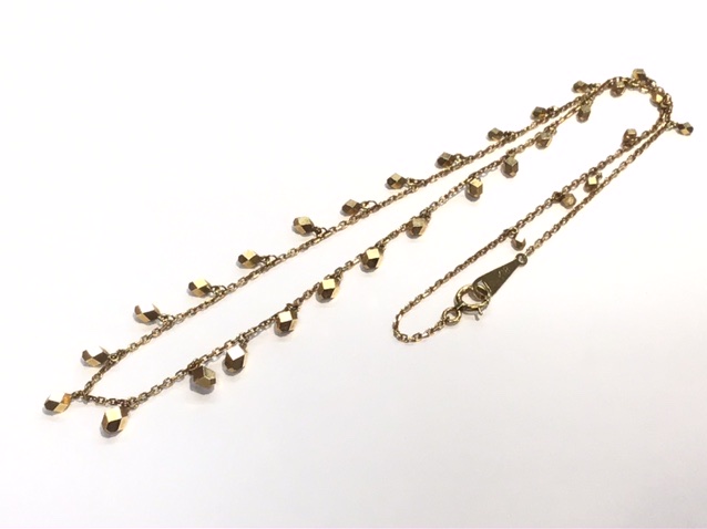 18金イエローゴールドネックレス を買取致しました。