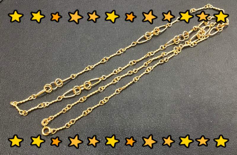 K18 ネックレス お買取しました。