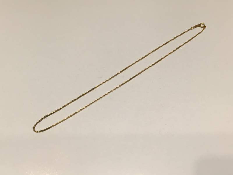18金 イエローゴールド ネックレス をお買取しました。