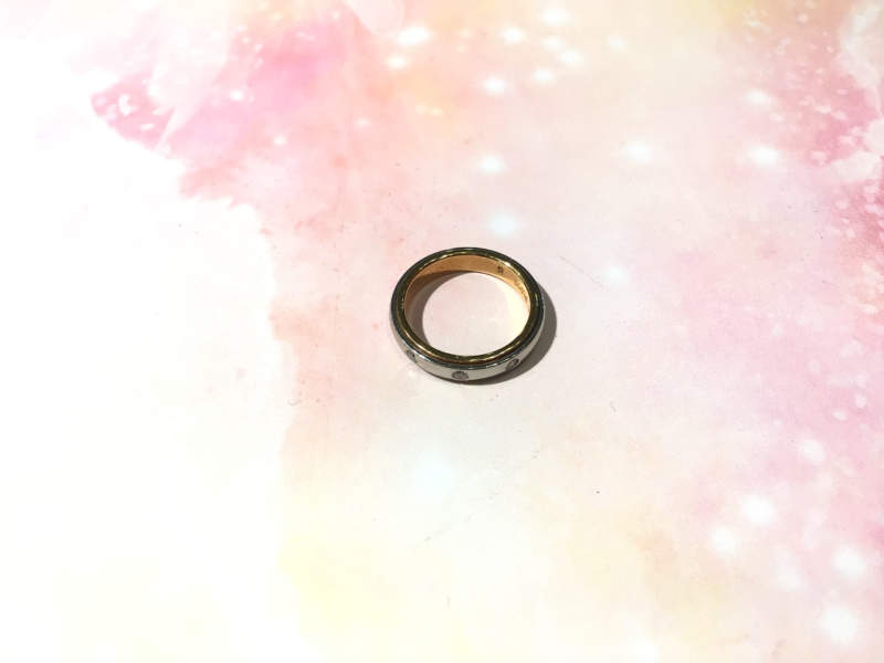 ☘️18 金 プラチナ コンビ リング をお買取りしました。☘️