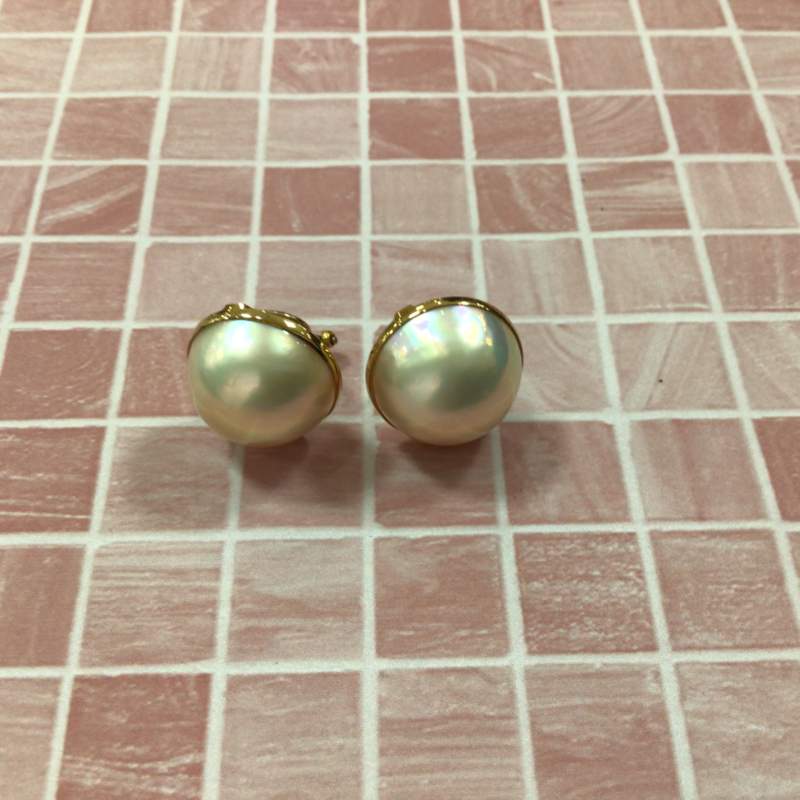 マベパール K18イエローゴールド イヤリング お買取りしました