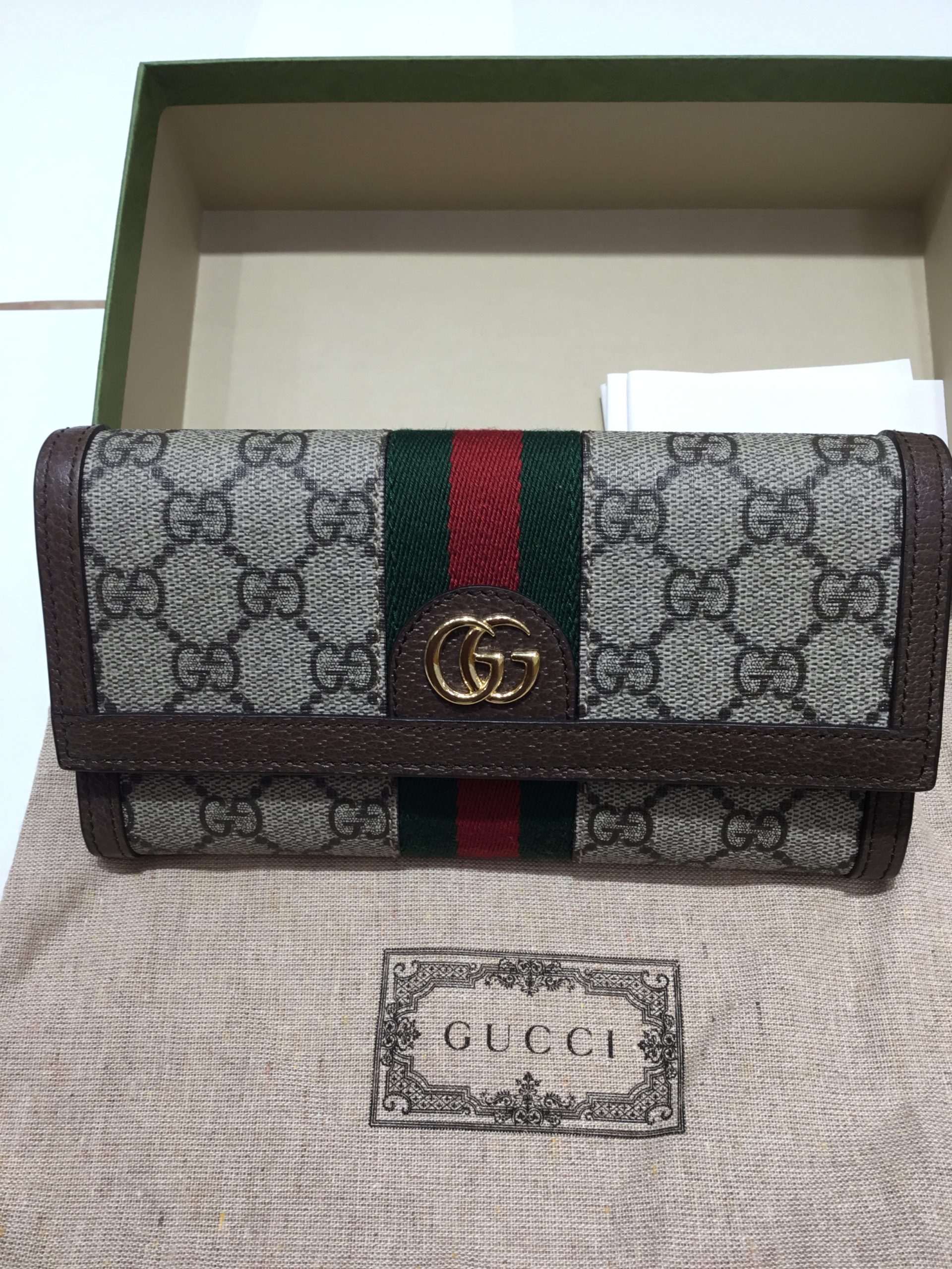 GUCCI オフィディア 長財布 をお買取り致しました