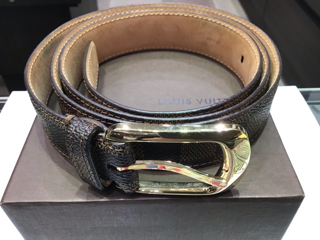 LOUIS VUITTON ダミエ ベルト お買取しました