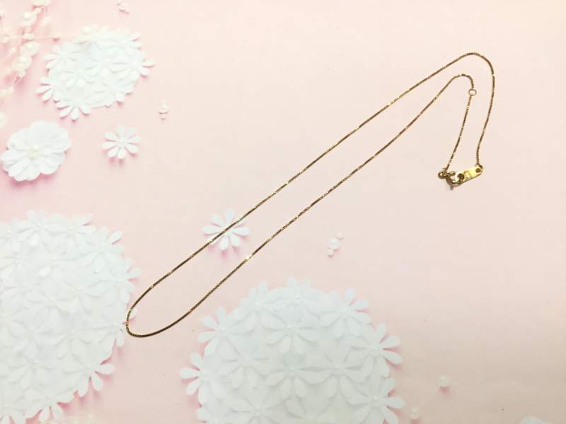 18金 イエローゴールド ネックレス をお買取しました。