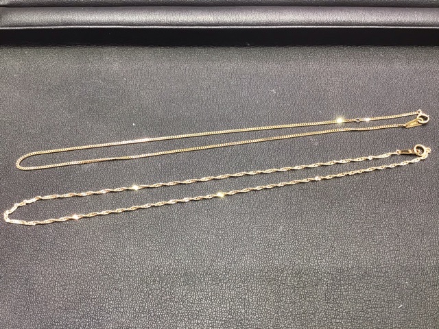 K18 ネックレス お買取しました