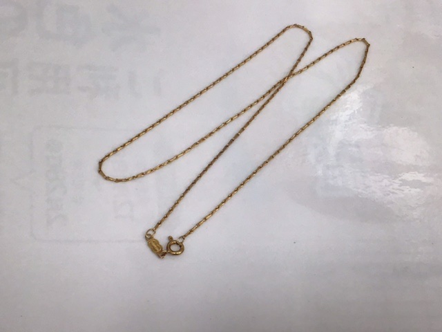 K18 ネックレス お買取り